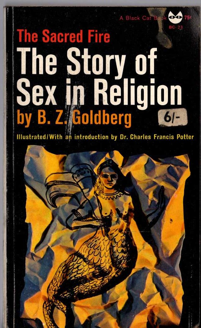 B.Z. Goldberg  THE STORY OF SEX IN RELIGION front book cover image
