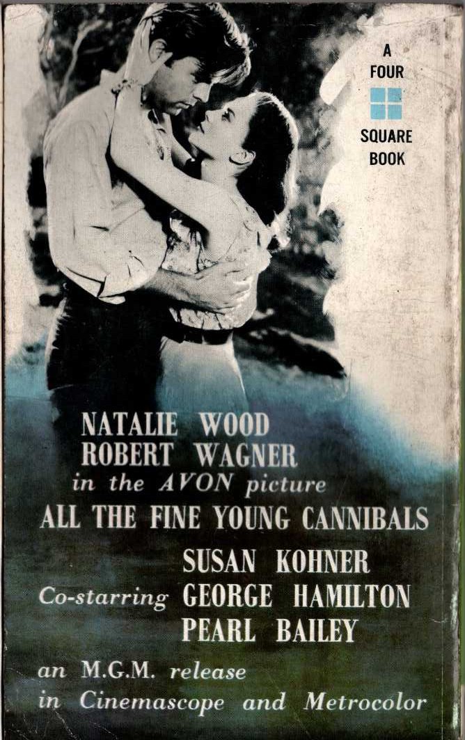 Rosamond Marshall  ALL THE FINE YOUNG CANNIBALS magnified rear book cover image