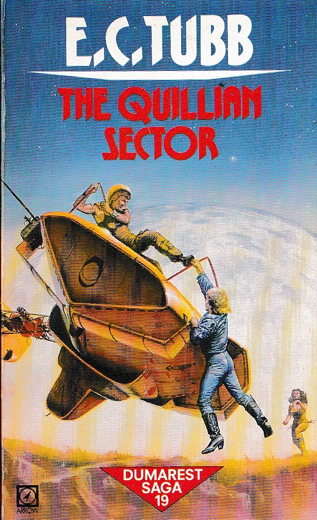 E.C. Tubb  THE QUILLIAN SECTOR front book cover image