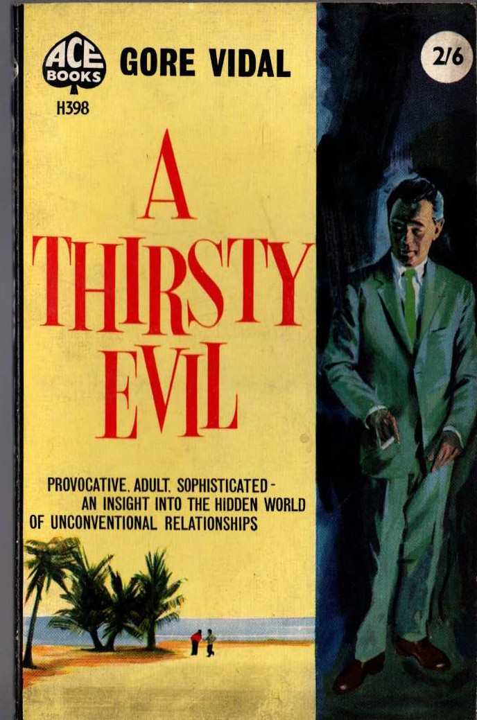 Gore Vidal  A THIRSTY EVIL front book cover image