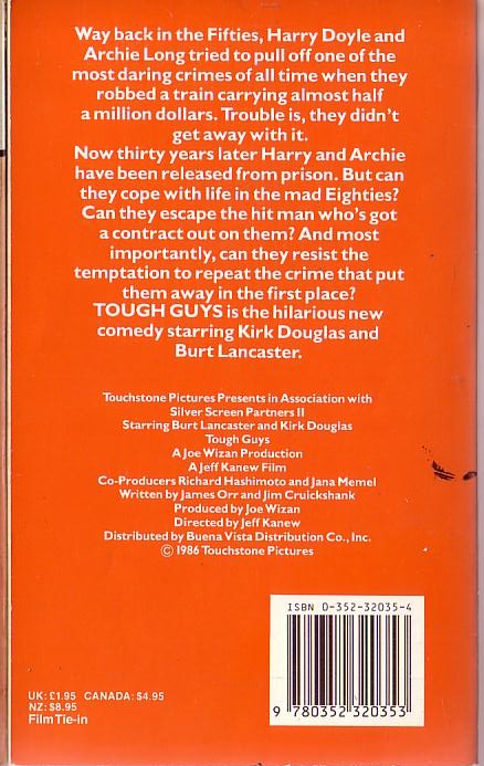 Ian Don  TOUGH GUYS (Burt Lancaster & Kurt Douglas) magnified rear book cover image
