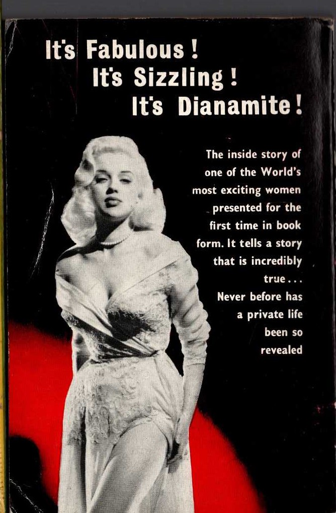 Diana Dors  SWINGIN' DORS magnified rear book cover image