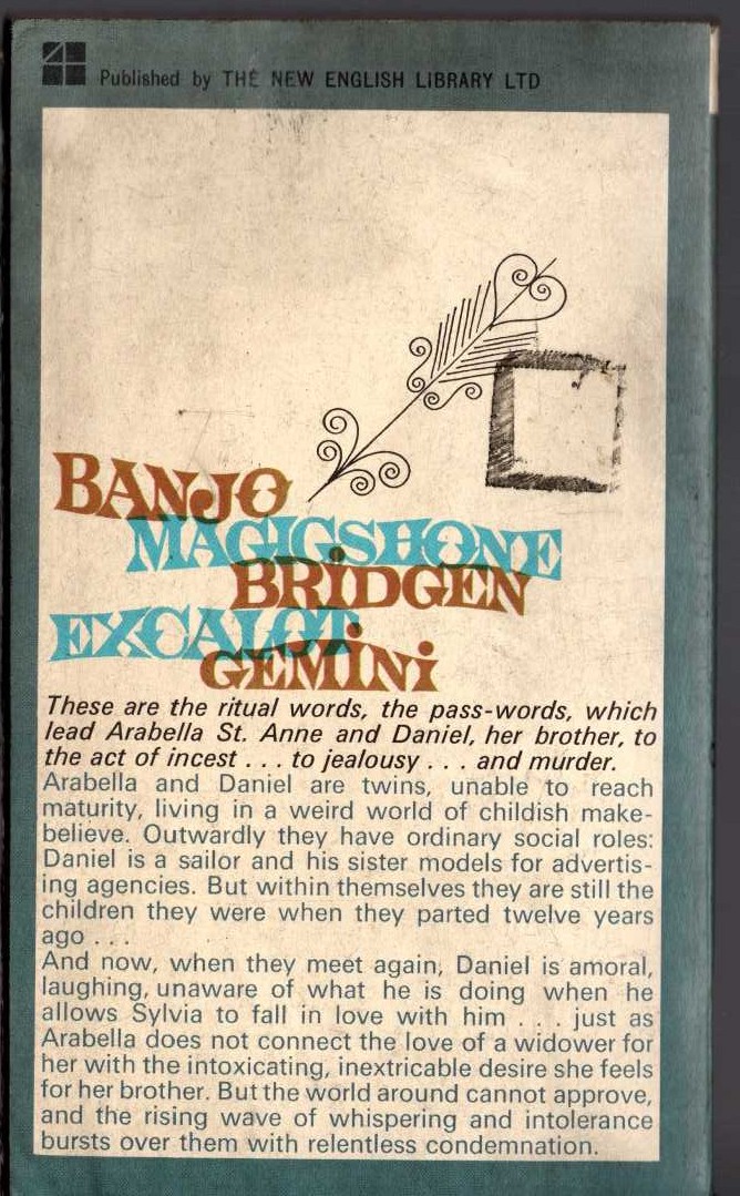 Theodora Keogh  GEMINI magnified rear book cover image