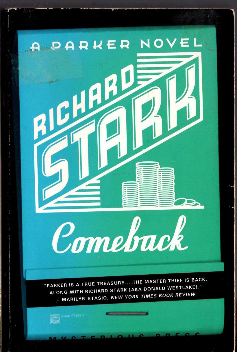 Richard Stark  COMEBACK front book cover image