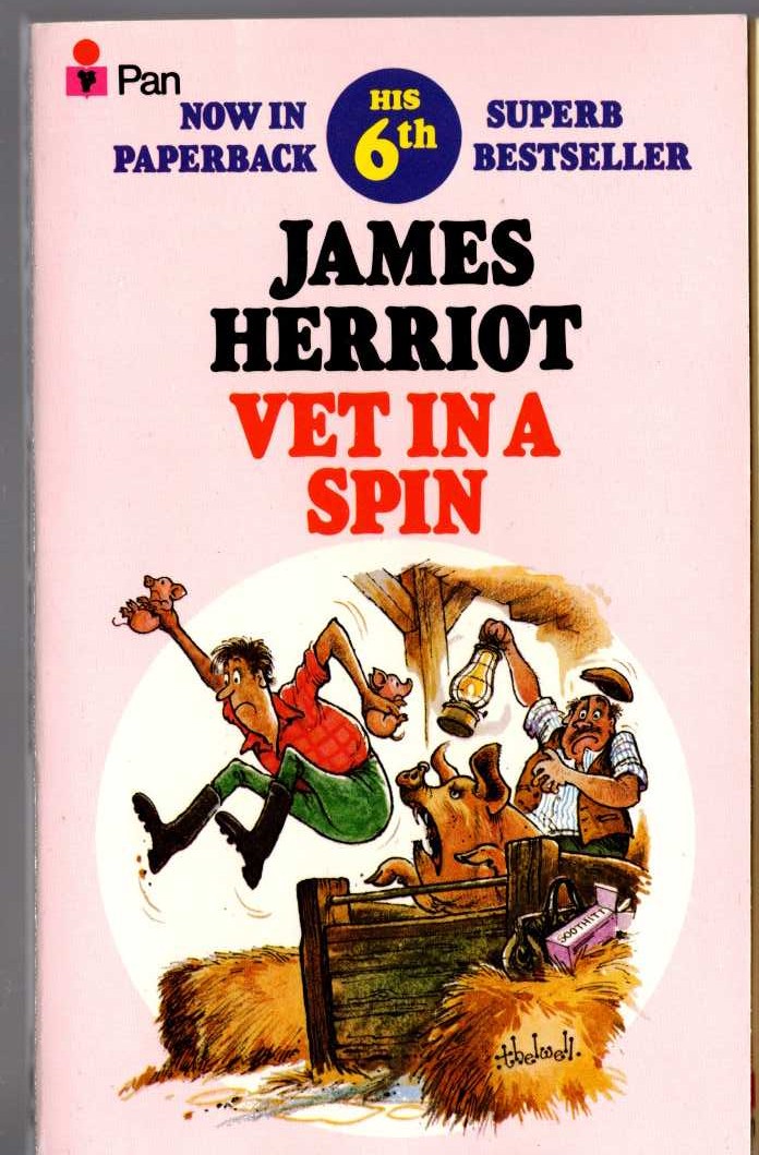 James Herriot  VET IN A SPIN front book cover image