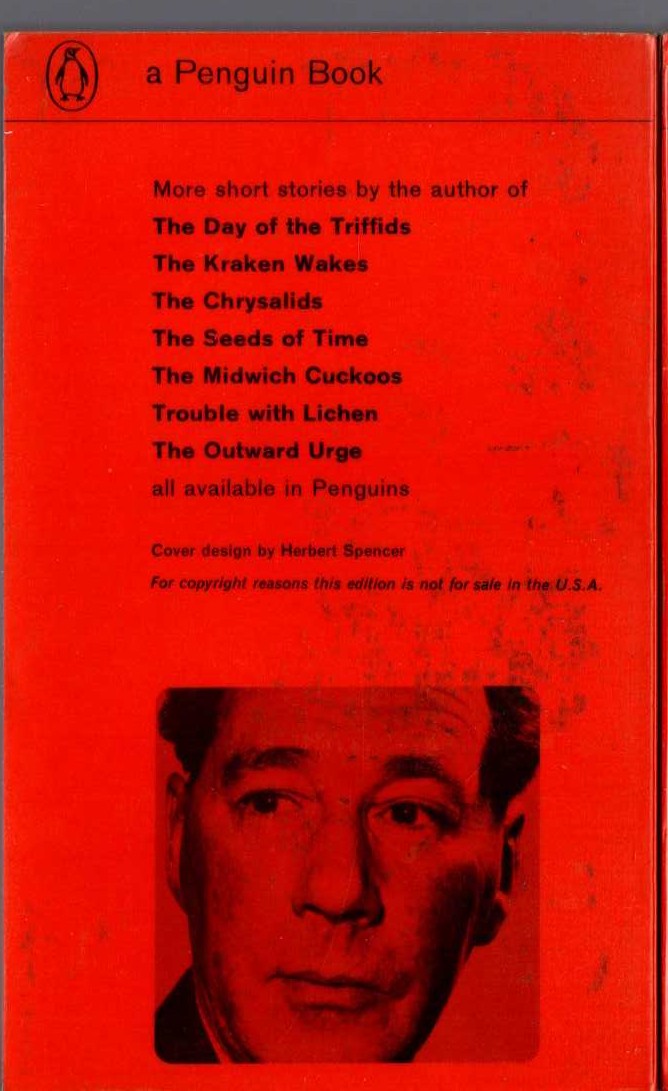 John Wyndham  CONSIDER HER WAYS and others magnified rear book cover image