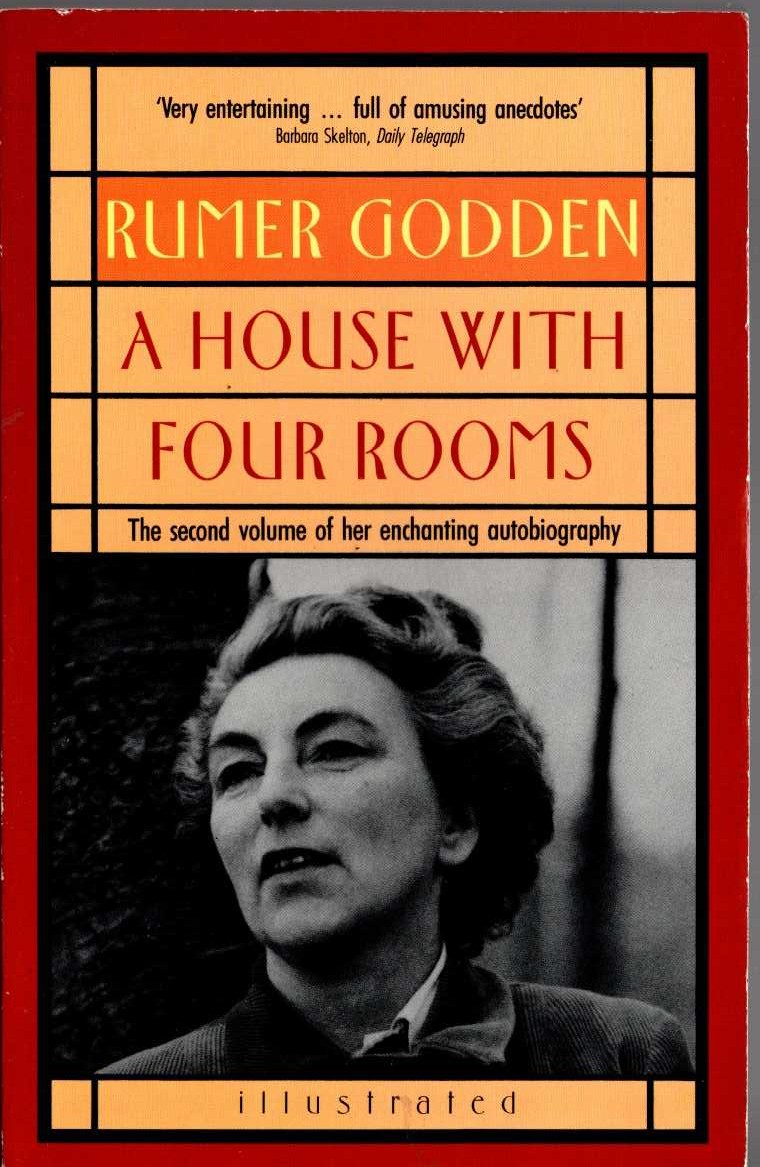 Rumer Godden  A HOUSE WITH ROUR ROOMS. Autobiography volume.2 front book cover image
