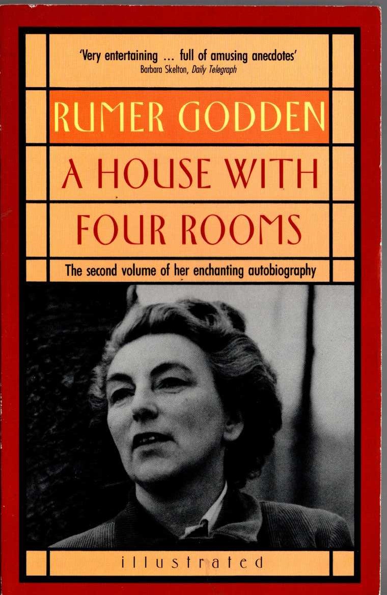 Rumer Godden  A HOUSE WITH FOUR ROOMS. Autobiography volume.2 front book cover image