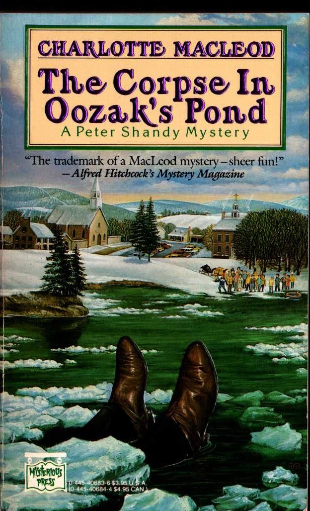 Charlotte Macleod  THE CORPSE IN OOZAK'S POND front book cover image