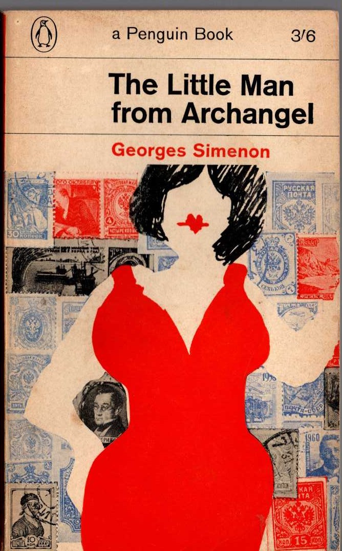 Georges Simenon  THE LITTLE MAN FROM ARCHANGEL front book cover image