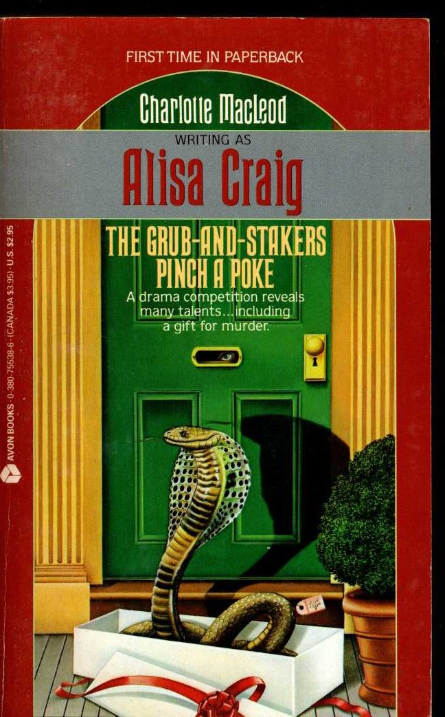 (Charlotte Macleod writing as Alisa Craig) THE GRUB-AND-STAKERS PINCH A POKE front book cover image