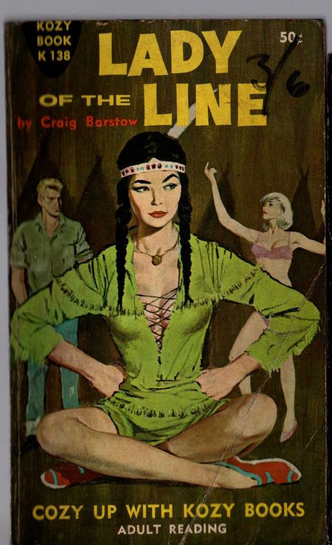 Craig Barstow  LADY OF THE LINE front book cover image