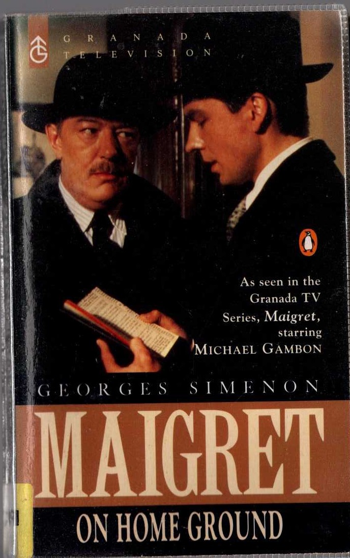 Georges Simenon  MAIGRET ON HOME GROUND (TV tie-in) front book cover image