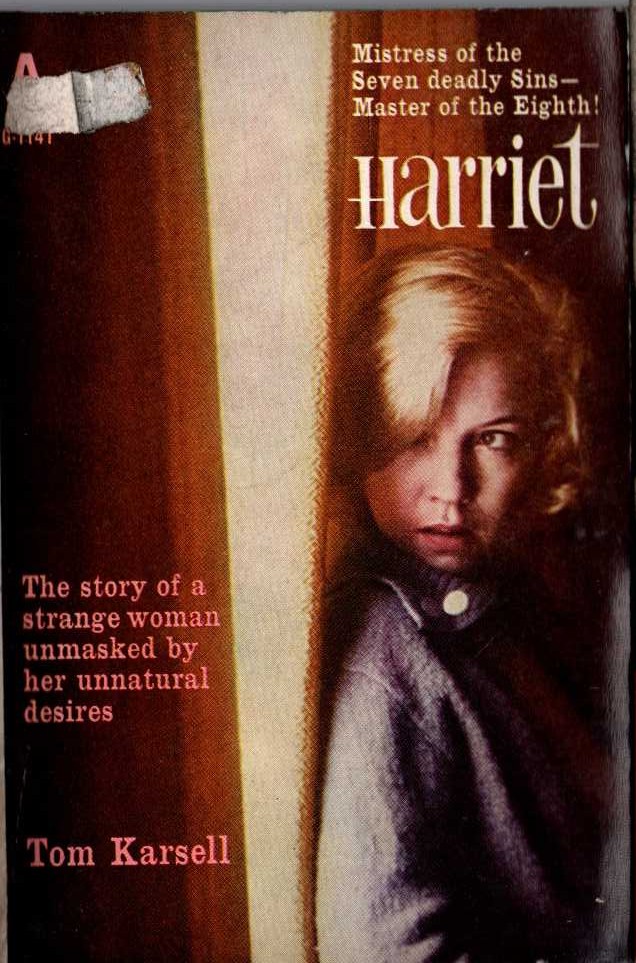 Tom Karsell  HARRIET front book cover image
