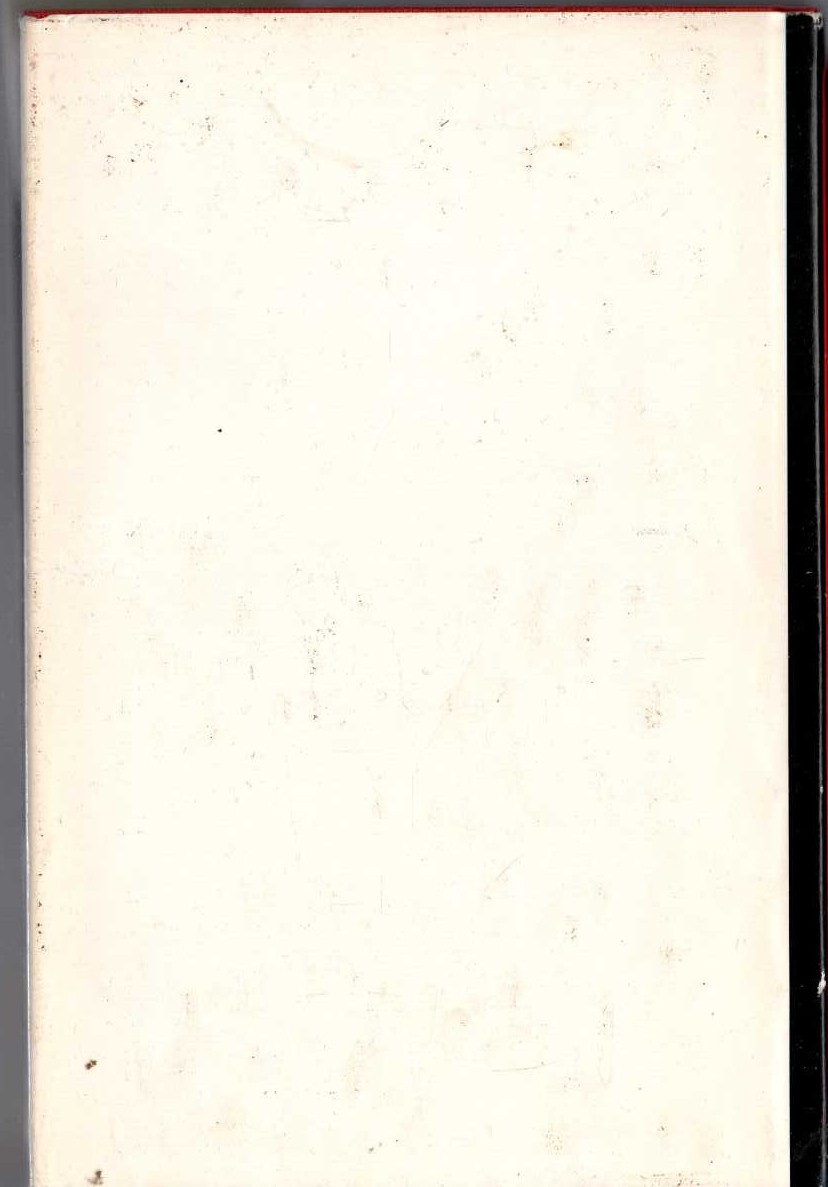THINNER THAN WATER magnified rear book cover image
