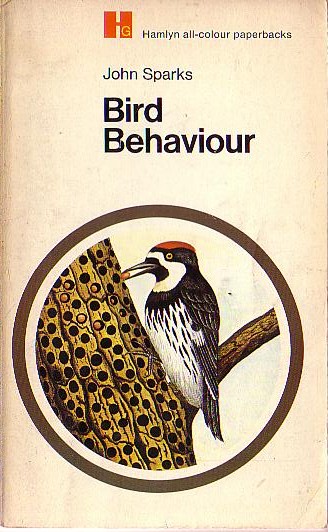 John Sparks  BIRD BEHAVIOUR front book cover image