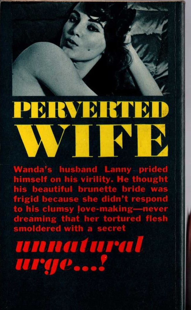 Dale Koby  PERVERTED WIFE magnified rear book cover image