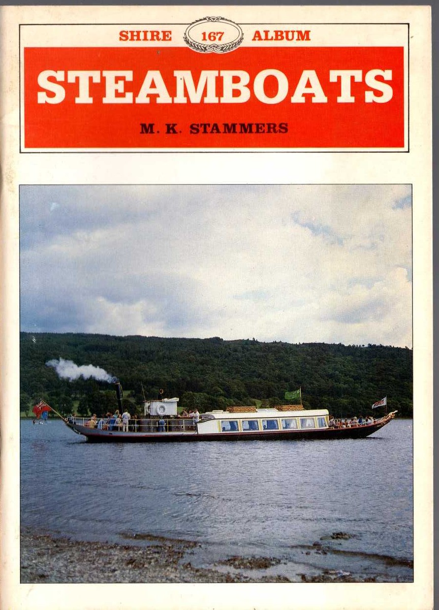 STEAMBOATS by M.K.Stammers front book cover image