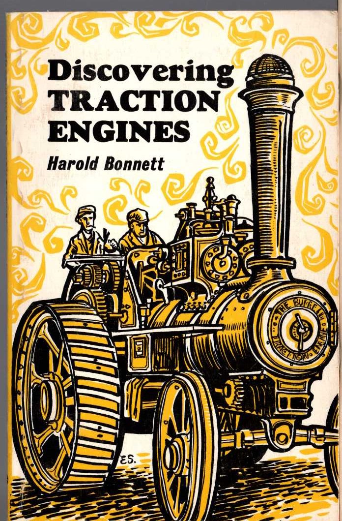 DISCOVERING TRACTION ENGINES by Harold Bonnett front book cover image