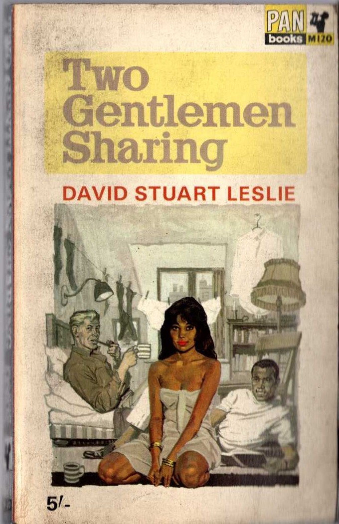 David Stuart Leslie  TWO GENTLEMEN SHARING front book cover image