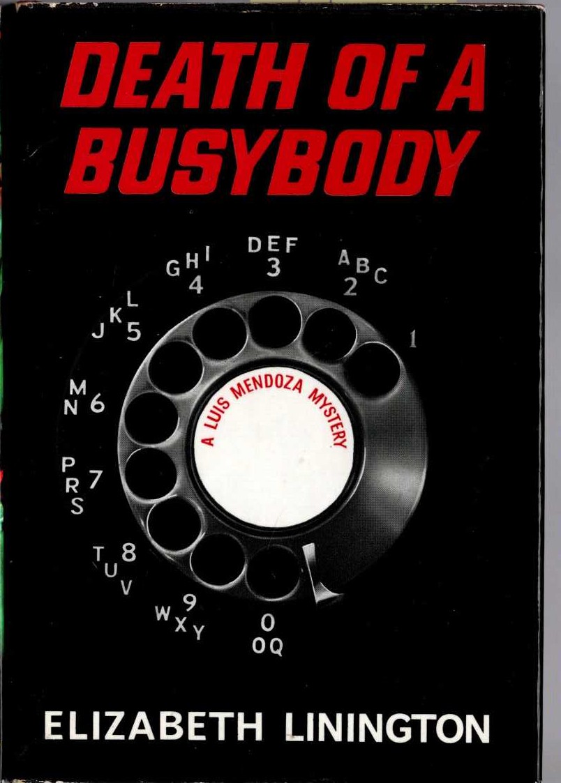 DEATH OF A BUSYBODY front book cover image