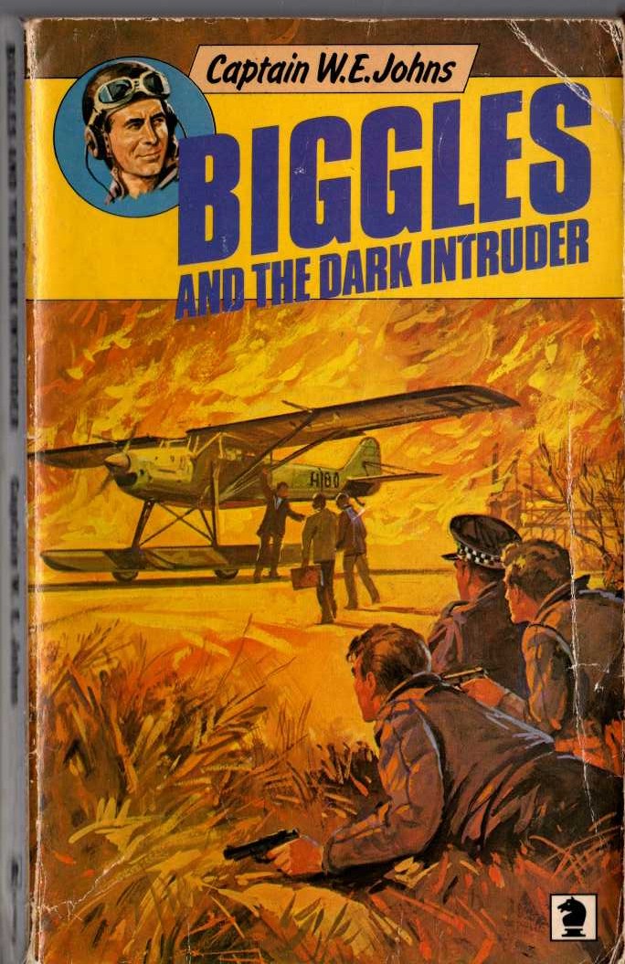 Captain W.E. Johns  BIGGLES AND THE DARK INTRUDER front book cover image