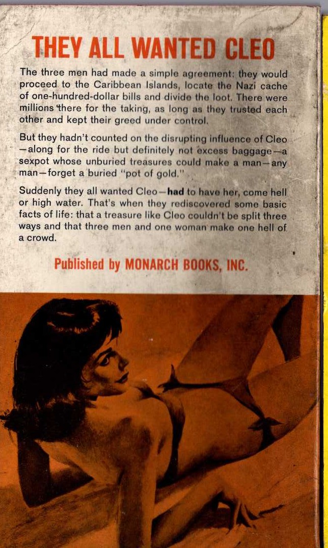 Rick Holmes  TROPIC OF CLEO magnified rear book cover image
