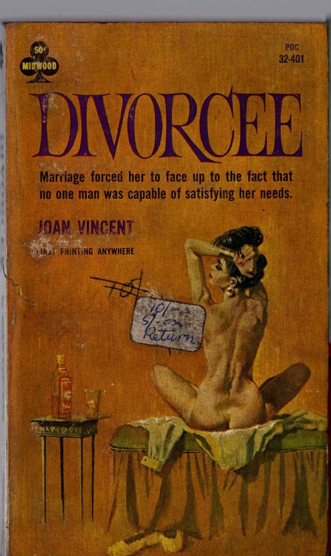 Joan Vincent  DIVORCEE front book cover image