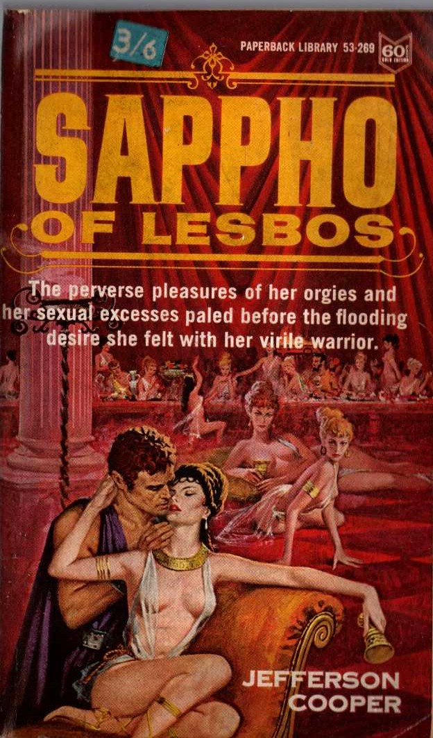 Jefferson Cooper  SAPPHO OF LESBOS front book cover image