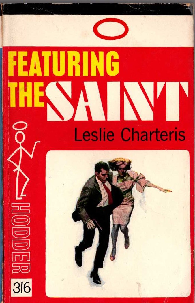 Leslie Charteris  FEATURING THE SAINT front book cover image
