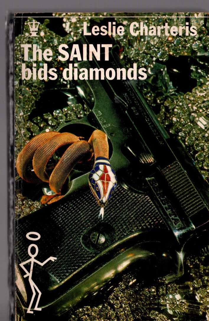 Leslie Charteris  THE SAINT BIDS DIAMONDS front book cover image