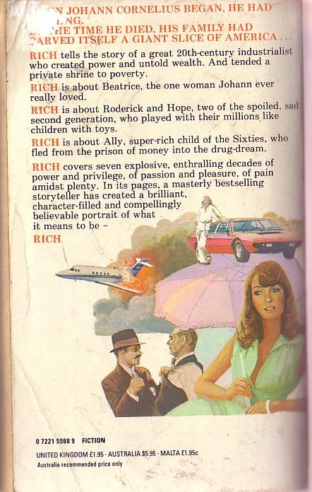 Graham Masterton  RICH magnified rear book cover image