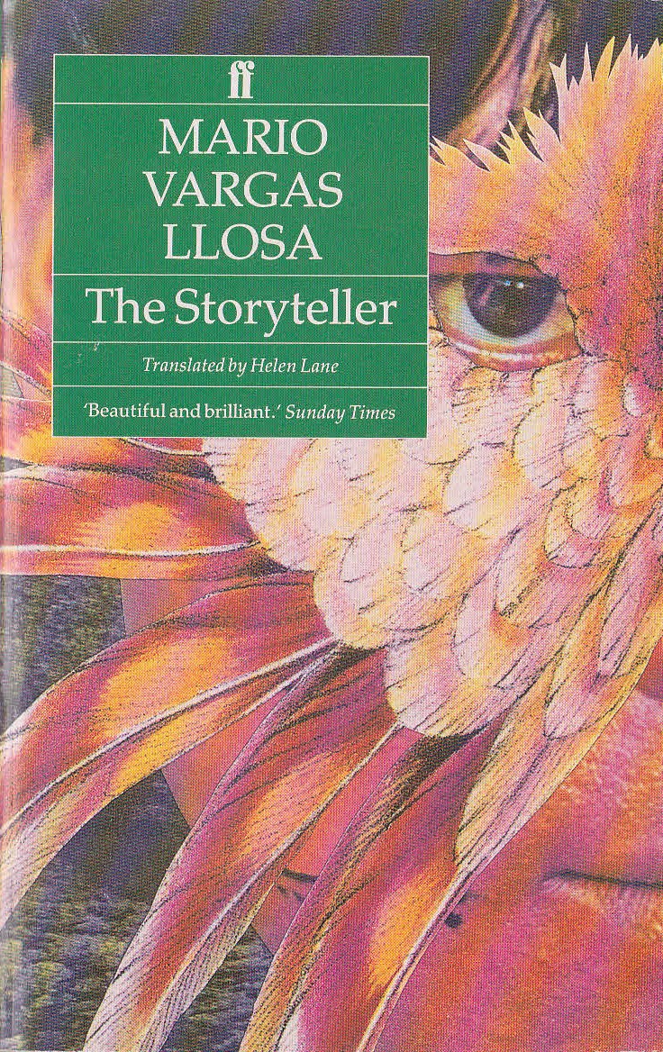 Mario Vargas Llosa  THE STORYTELLER front book cover image