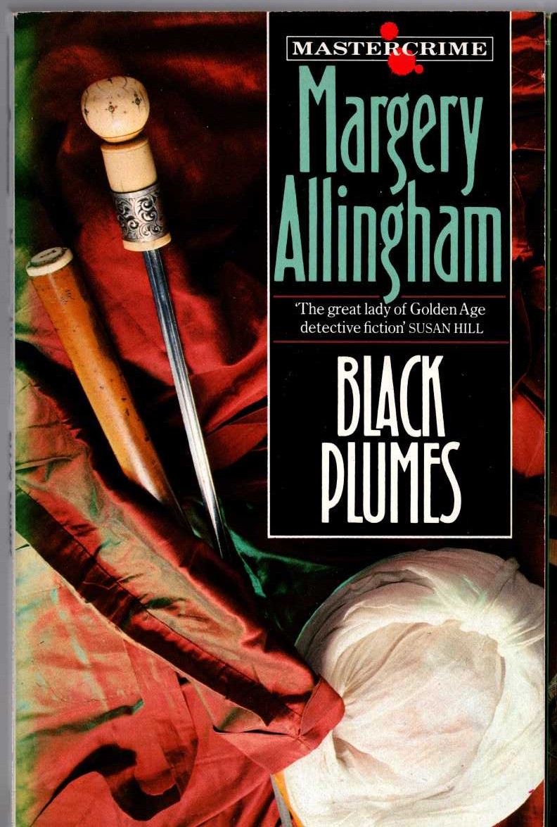 Margery Allingham  BLACK PLUMES front book cover image