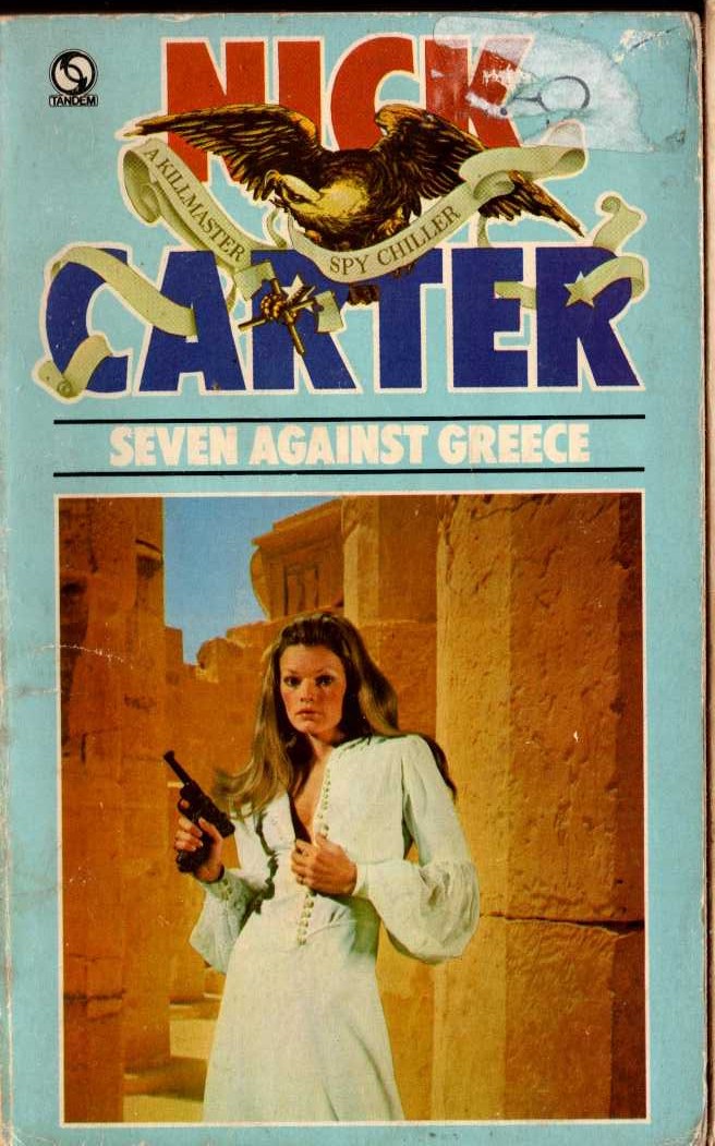 Nick Carter  SEVEN AGAINST GREECE front book cover image