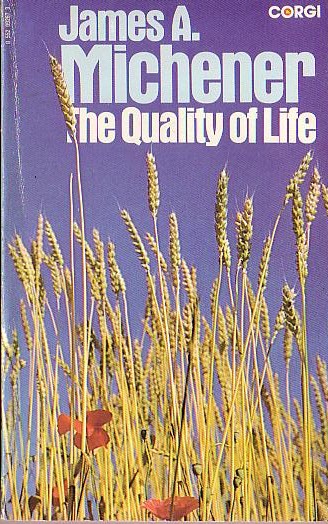 James A. Michener  THE QUALITY OF LIFE front book cover image