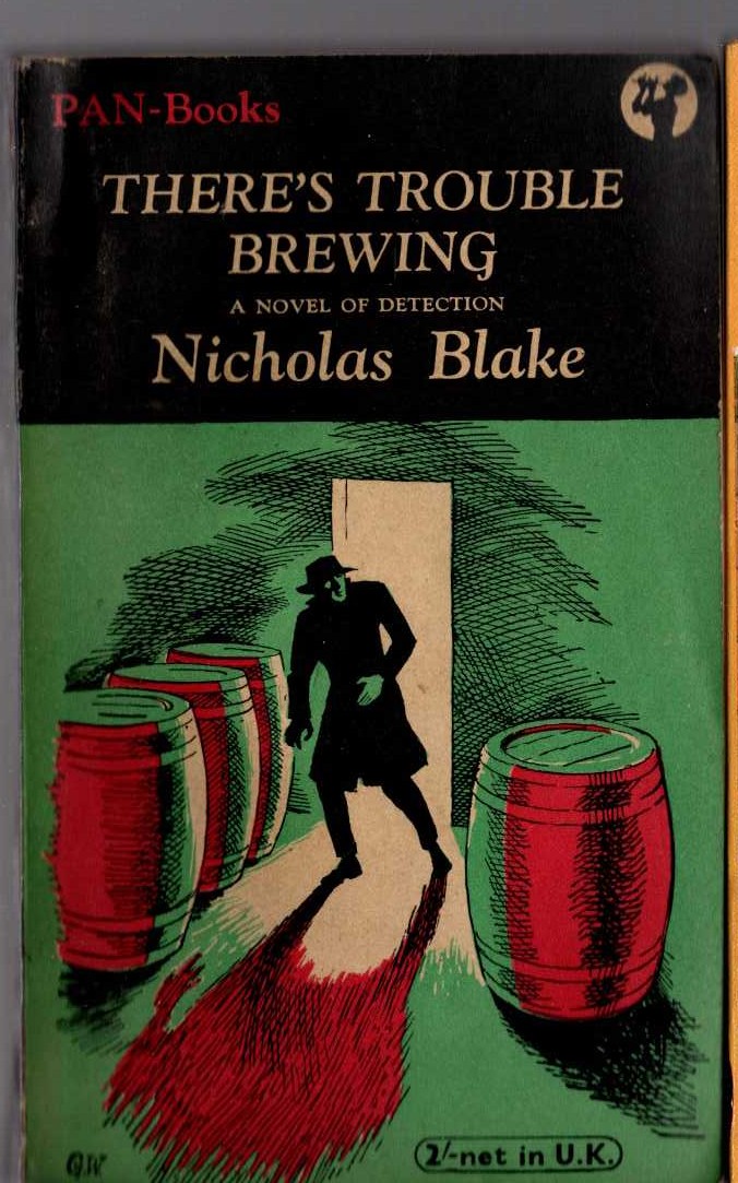 Nicholas Blake  THERE'S TROUBLE BREWING front book cover image