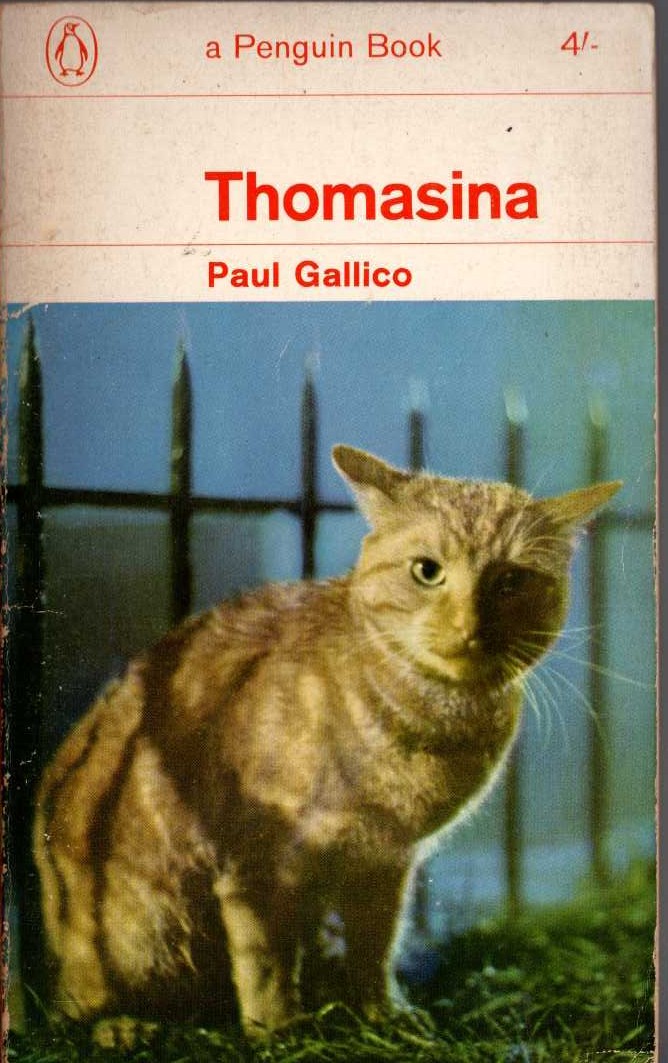 Paul Gallico  THOMASINA front book cover image