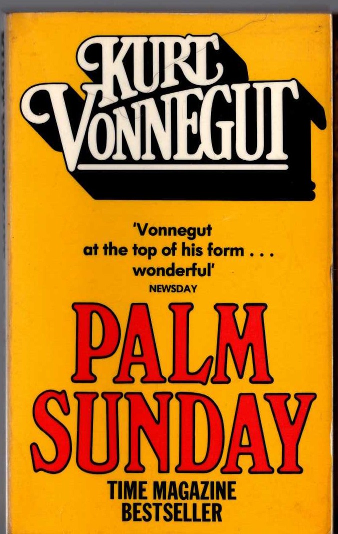 Kurt Vonnegut  PALM SUNDAY front book cover image