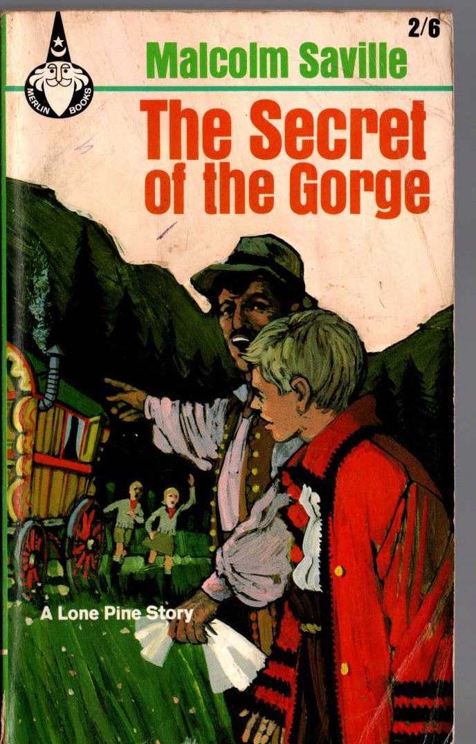 Malcolm Saville  THE SECRET OF THE GORGE front book cover image