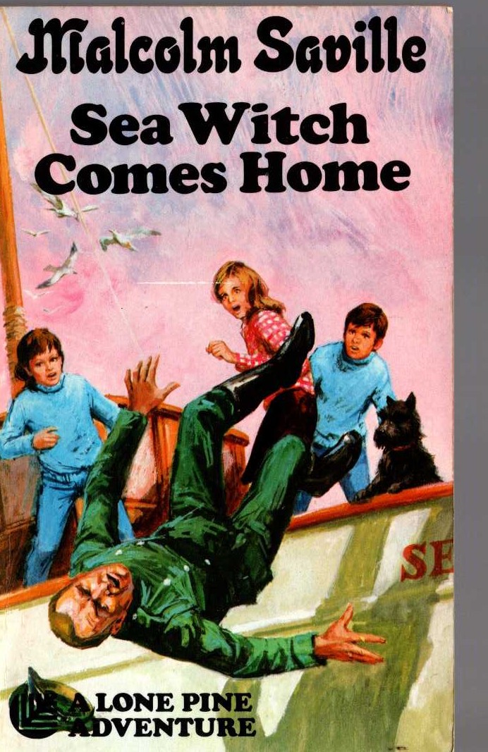 Malcolm Saville  SEA WITCH COMES HOME front book cover image