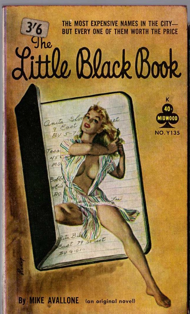 Mike Avallone  THE LITTLE BLACK BOOK front book cover image