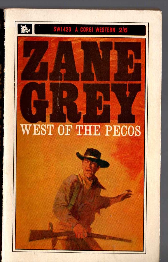 Zane Grey  WEST OF PECOS front book cover image
