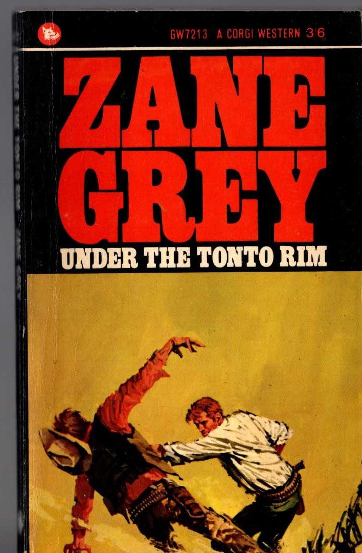 Zane Grey  UNDER THE TONTO RIM front book cover image