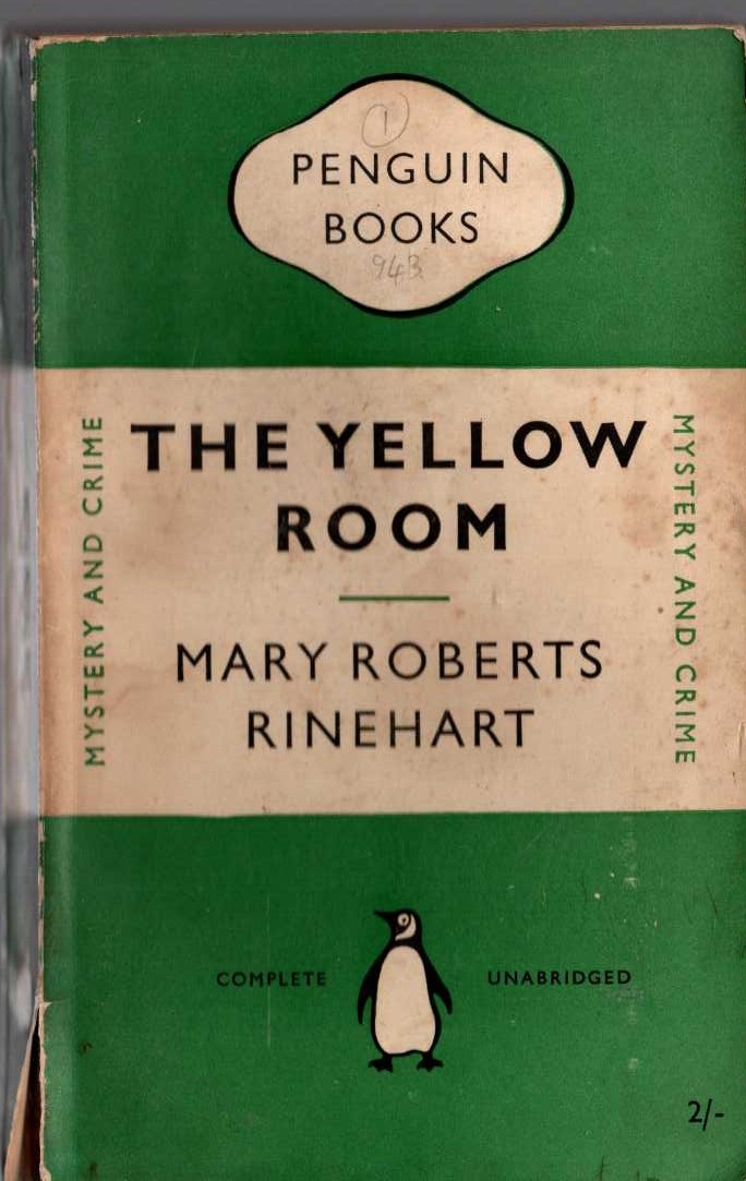 Mary Roberts Rinehart  THE YELLOW ROOM front book cover image