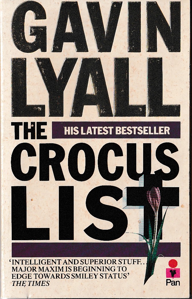 Gavin Lyall  THE CROCUS LIST front book cover image