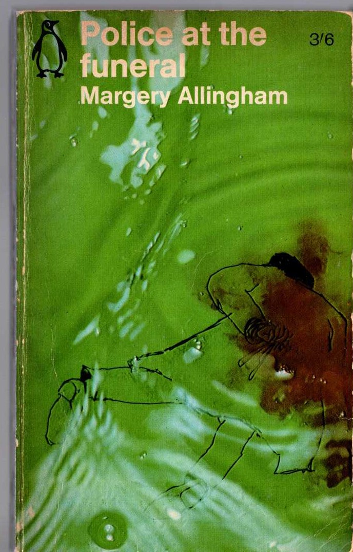 Margery Allingham  POLICE AT THE FUNERAL front book cover image