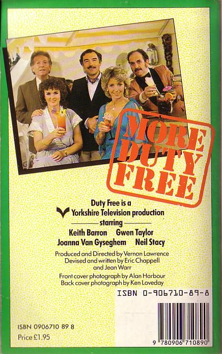 Eric and Warr, Jean Chappell  MORE DUTY FREE (YTV) magnified rear book cover image