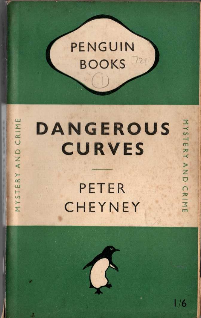 Peter Cheyney  DANGEROUS CURVES front book cover image