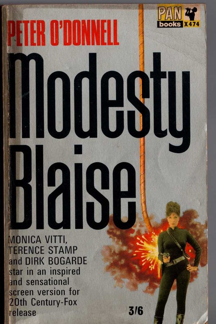 Peter O'Donnell  MODESTY BLAISE (Film tie-in) front book cover image